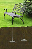 Duckbill Earth Anchors can anchor down and protect from theft any garden, yard or park feature. 