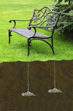 Duckbill Earth Anchors can anchor down and protect from theft any garden, yard or park feature.
