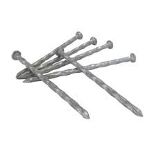 Spiral Nails 10" galvanized for nailing down garden yard edgings and pavers